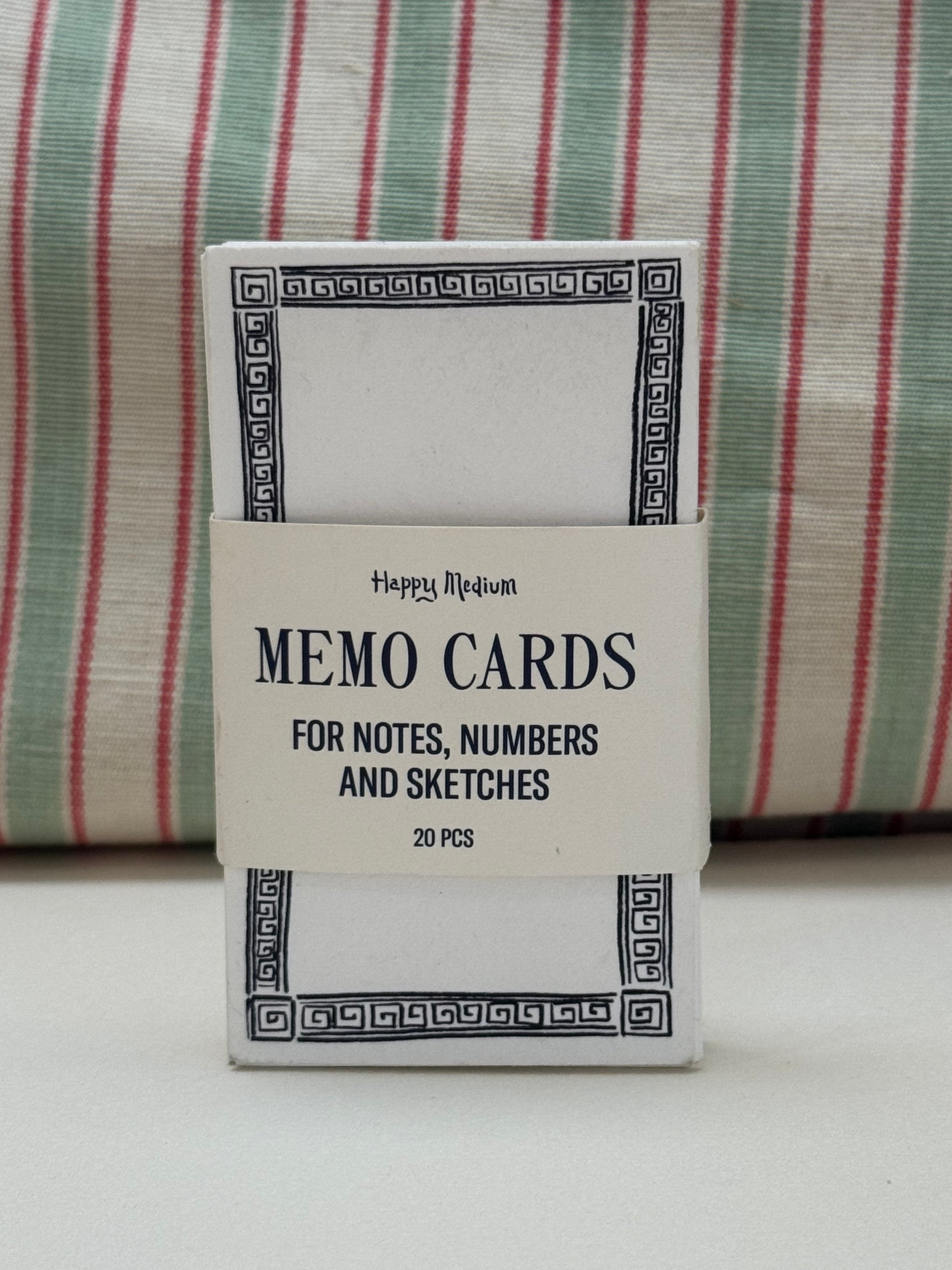 Memo Cards – Happy Medium
